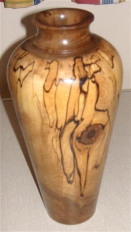 Spalted vase by Pat Hughes